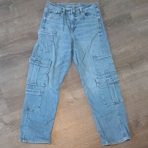 Blue Cargo Jeans